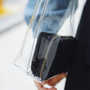 New Transparent Bag for Women Clear Shoulder Bag Female Handbags Women Versatile Messenger Bag Shoulder Fashion Bag