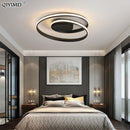 Modern Chandeliers LED Lamp For Living Room Bedroom Study Room White black color surface mounted lights Lamp Deco AC85-265V