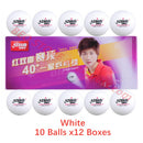 红双喜乒乓球 120只装 1星D40+训练用ABS有缝塑料乒乓球
