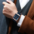 REWARD Top Brand Men's Watch Business Relogio Masculino Square Quartz Man Watch Men Wristwatch Full Steel Waterproof Male Watch