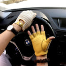 The Artisan Driver | Genuine Sheepskin Leather Gloves — Machinist Profile, Unlined
