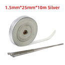 Motorcycle Thermal Exhaust Tape Header Wrap Exhaust Heat Shield Roll Resistant With Stainle Free Shipping 2.5cm*5M/10M/15M Moto