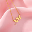 Butterfly Initial Necklace For Women Stainless Steel Gold Chain A-Z Letter Necklace Pendant Bijoux Femme 2020 Boho Jewelry Gift