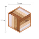 Nordic Dessert Plate Wooden Serving Tray Afternoon Tea Time Coffee Cake Plates Hexagonal Round Desserts Tableware Food Board