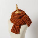 DRESSUUP 品牌女士冬季围巾保暖纯色手工长款围巾 Bufandas Mujer Foulard Femme Hijab
