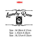Laundry Room Washing Quotes And Signs Wall Sticker Decoration For Washing Room WC And Toliet Sticker Decor Accessories