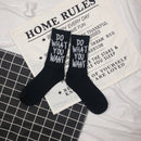 Women Letter Vintage Patterned Harajuku Socks Fashion Funny Skateboard Cool Socks For Female Casual Cotton Short Hipster Sox