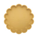 2020 New Arrivals Wholesales Manufacturer Nordic Portable Silicone Non-slip Flower Shape Bowl placemate Edible Baby Shower Gift
