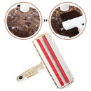 Pet Hair Remover Roller Lint Sticking Roller 2-Way Removing Dog Cat Hair from Furniture Carpets Clothing One Hand Operate