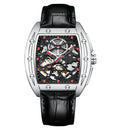 2020 new AILANG automatic mechanical men military luxury brand-name business hollowed out waterproof gents watches Rubber strap
