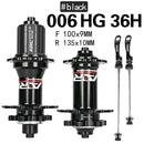 ARC Bicycle Hubs Sealed Bearing MTB Mountain Bike Hubs Quick Release 32/28/36Holes Disc Brake QR 4 Bearings 8 9 10 11 12 Speed