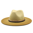 2020 Winter Autumn Imitation Woolen Women Men Ladies Fedoras Top Hat Jazz Caps European American Round Caps Bowler Hats