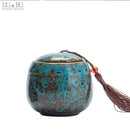 Memorial Container Pet Ashes Urn Handpainted Ceramics Urn Cremation Pet Bird Ash Holder Burial At Home