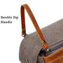 Toiletry Bag for Men Shaving Kit Bag Crazy Horse Leather Dopp Kit  Travel Shaving Bag Mens Toiletry Bag Canvas