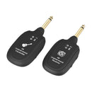 UHF Guitar Wireless System Transmitter Receiver Built-in Rechargeable Lithium Battery Max. 50M Transmission Range for Guitar