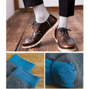 2021 Autumn Winter New High Quality Organic Cotton Harajuku Happy Men Socks Compression Sock Men's Business Dress Long Sock Gift