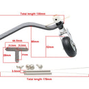1套碳纤维尾轮组件起落架支架套件，适用于26CC/50CC/100CC汽油发动机固定翼遥控飞机模型