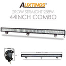 Auxtings 12'' 22'' 20inch 12V 24V offroad led light bar Spot Flood Combo 20'' 126W led Work Light for Jeep Car 4WD Truck SUV ATV