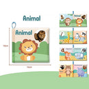 Baby Rattles Mobiles Toy Soft Animal Cloth Book Newborn Stroller Hanging Toy Bebe Early Learning Educate Baby Toys 0 12 Months