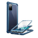 适用于三星 Galaxy S20 FE 5G 手机壳 (2020) I-BLASON Ares 全身防摔透明边框保护壳（内置屏幕保护膜）