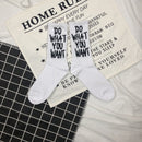 Women Letter Vintage Patterned Harajuku Socks Fashion Funny Skateboard Cool Socks For Female Casual Cotton Short Hipster Sox