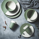 Eco Friendly Bamboo Fiber Tableware Set Lightweight Bamboo Plates Dinnerware Plate Bowl Cup Set for Party Camping Mother&