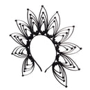 Goddess Halo Crown Sunburst Plastic Gold Met Gala Angel Spike Headpiece Cosplay Accessories