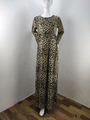 Fashion Maternity Dresses Photography Props Leopard Pregnancy Dress Long Sleeve Maternity Clothes For Pregnant Women Photo Shoot