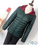 NewBang 6XL 7XL Reversible Down Coat Women Ultra Light Down Jacket Feather Jacket Women Travel Double Side Jackets Plus