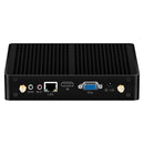 XCY 无风扇迷你电脑 英特尔酷睿 i7 4500U i5 5200U i3 7100U 300M WiFi 千兆以太网 VGA HDMI 显示屏 Windows 10 Linux HTPC