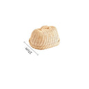 Rattan Basket Bread Basket White Rattan Storage Baskets Fruit Dust Proof Cover Pantry Organizer Kitchen Storage