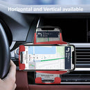HKXA Wireless Charger Car Phone Holder Qi Induction Smart Sensor Fast Charging Stand Mount for Samsung S10 Note 10 iPhone 11 10W