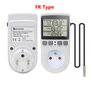 KT3100 KT3200 Thermostat Digital Temperature Controller Socket Outlet Timer Switch Sensor Heating Cooling 16A 220V for Heat Mat