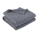 Baby Blankets Knitted Newborn Muslin Swaddle Wrap Envelopes Blankets Super Soft Solid Infant Kids Stroller Bed Sofa Quilt 100*80