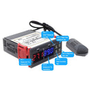 数字温湿度计 温湿度控制器 交流110V-220V 直流12V 调节器 加热制冷控制 STC-3028