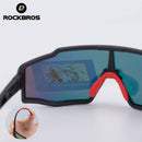 ROCKBROS 偏光变色骑行眼镜自行车户外运动山地车太阳镜风镜近视镜框