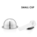ICafilasSVIP Stianless Steel Reusable Vertuoline Capsule  For Nespresso Vertuo Coffee Filter Espresso For Vertuo Plus