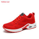 Casual Women Sneakers Air Cushion Platform Flat Shoes Femme Tennis Trainers Breathable Fly Wire Hit Color Comfort Zapatos Mujer
