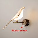 Modern Simplicity LED wall lamp Magpie bird model Light sconce light indoor lighting home kitchen bedside bedroom living room