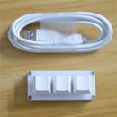 Mini 3-key Keypad Gaming Keyboard Programming Macro Keypad Mechanical Keyboard With Software OSU