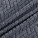 Wing back Chair Cover Jacquard Spandex Stretch Slipcovers for office Chairs Stylish 2 Piece Set With Elastic Band