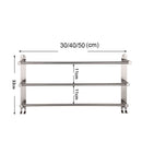 Bathroom Towel Rack with Hooks Wall Mounted, 304 Stainless Steel Towel Holder 3 Level Holder Towel Bar for Storage Bath Towels