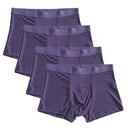 8XL Plus Banboo Fiber Men Underwear Male boxer  Solid Panties Shorts Men&