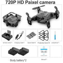 全新迷你无人机 V2 1080P 高清摄像头 WiFi FPV 气压定高 可折叠四轴飞行器 遥控无人机 儿童玩具礼物