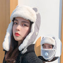K79 Women's Hat Winter HaTt Ushanka hat For Female Thicken Cold Cap Warm Hat Windbreak Hat Warm Hat Pilot Cap Hat With Earflaps