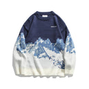 DARK ICON Mountain Sweater Men Women Korean Style Men&