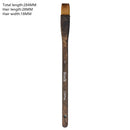 1PC 256Flat High Quality Goat Hair Wooden Handle Watercolor Artist Art Supplies Paint Brush