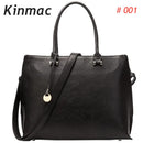 女士公文包 Kinmac 品牌手提包 斜挎电脑包 13.3 英寸，适用 MacBook Air Pro PC 的肩带拼接女包，一件代发