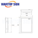 WaveTopSign Co2激光控制器系统适用于Co2激光雕刻切割机 K40激光 3020 6040 可替代Ruida Leetro Trocen