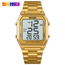 SKMEI 2 Time Men Digital Sport Watches Brand Countdown Stopwatch Fashion LED Electronic Wristwatch Male Reloj Hombre